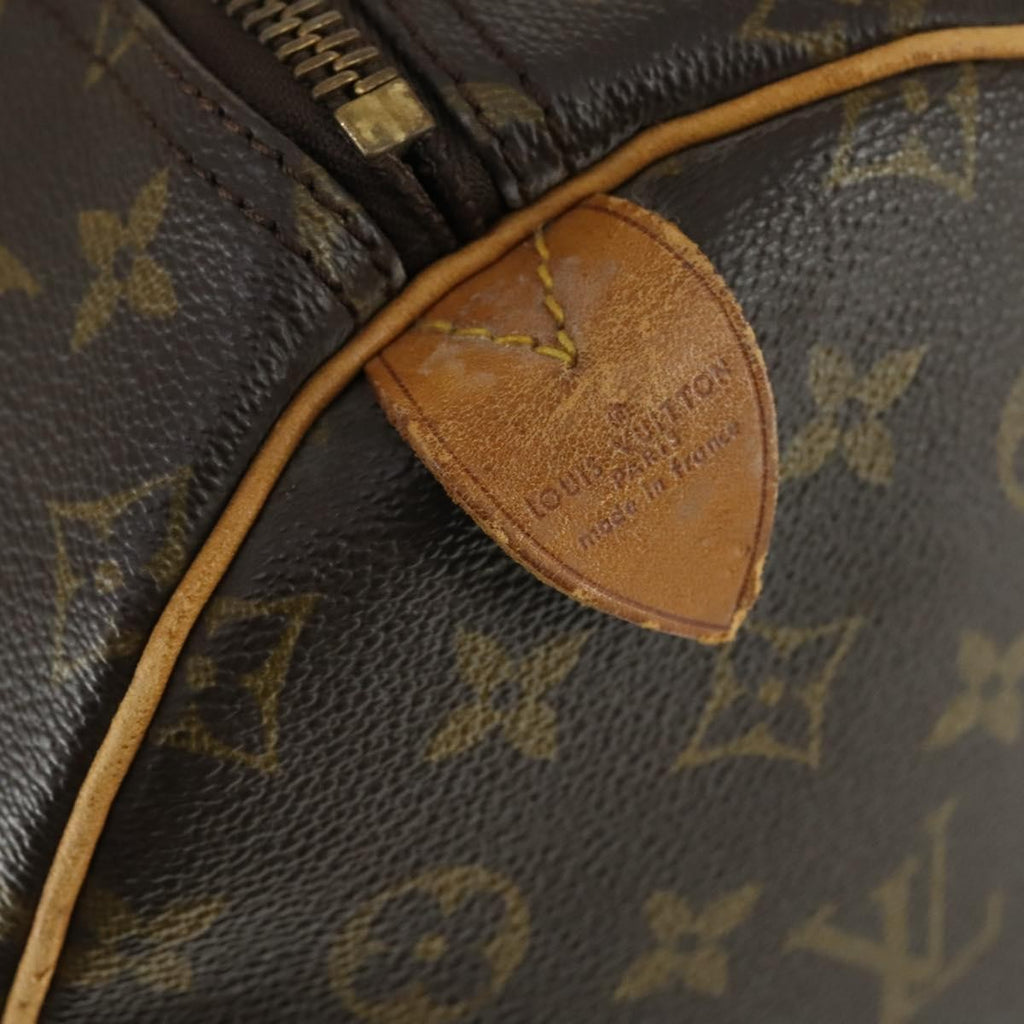 Louis Vuitton Keepall Bag Monogram Canvas Brown Canvas Travel Bag Bag (Pre-Owned)