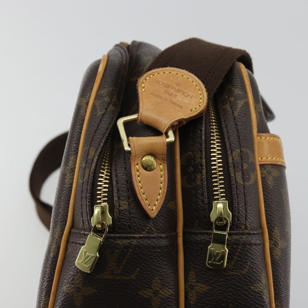 Louis Vuitton Reporter Bag Monogram Canvas Brown Canvas Shoulder Bag Bag (Pre-Owned)
