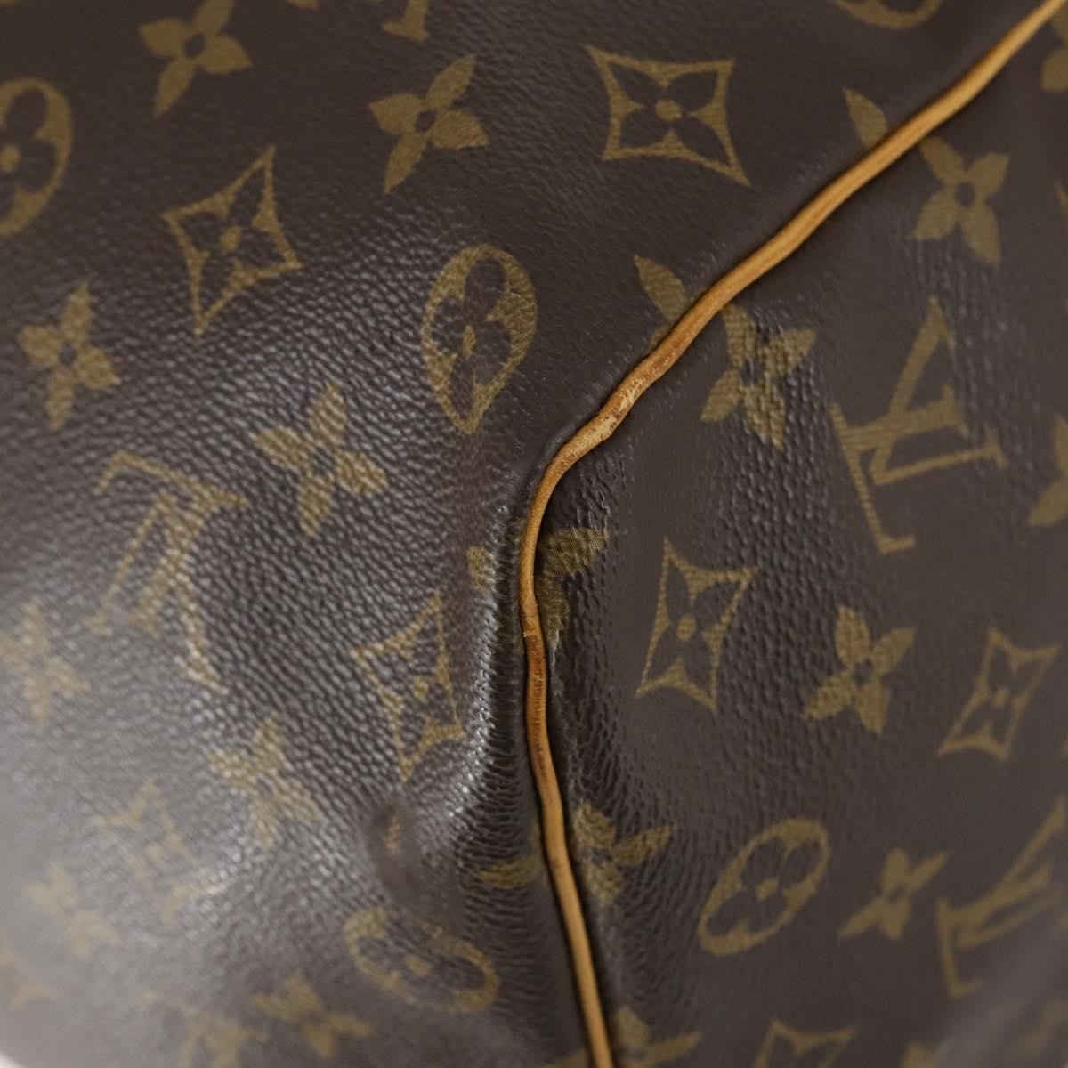 Louis Vuitton Keepall Bag Monogram Canvas Brown Canvas Travel Bag Bag (Pre-Owned)