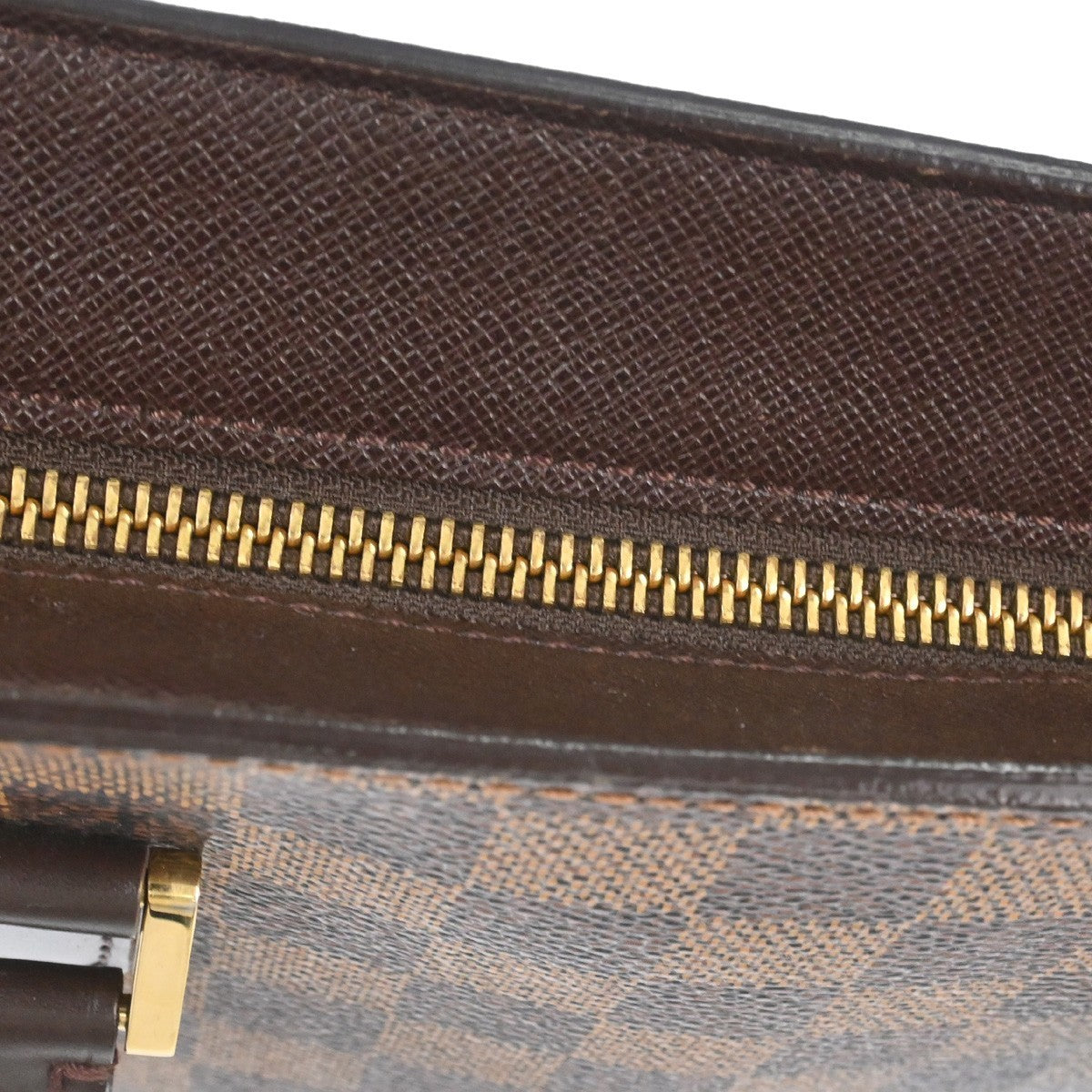 Louis Vuitton Venice Sac Plat Bag Damier Brown Canvas Tote Bag Bag (Pre-Owned)