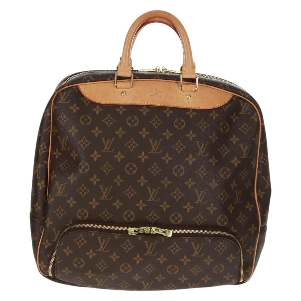 Louis Vuitton Evasion Travel Bag Monogram Canvas Brown Canvas Travel Bag Bag (Pre-Owned)