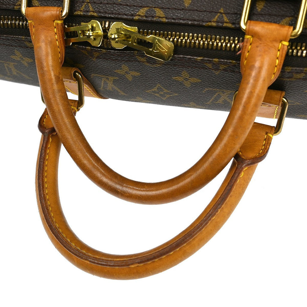 Louis Vuitton Keepall Bag Monogram Canvas Brown Canvas Travel Bag Bag (Pre-Owned)