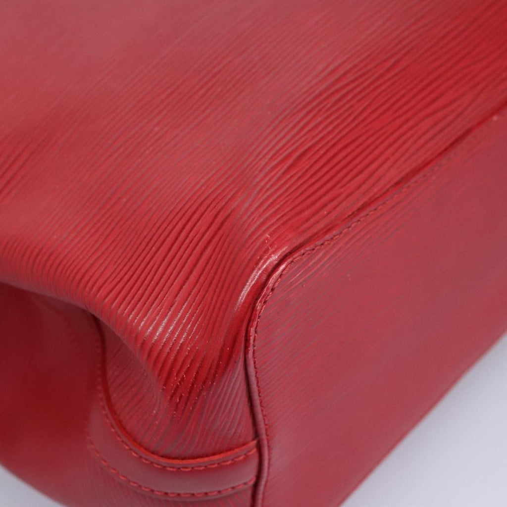 Louis Vuitton Mandara Handbag Epi Leather Red Leather Shoulder Bag Bag (Pre-Owned)