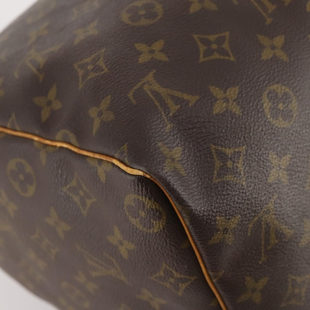 Louis Vuitton Keepall Bag Monogram Canvas Brown Canvas Travel Bag Bag (Pre-Owned)