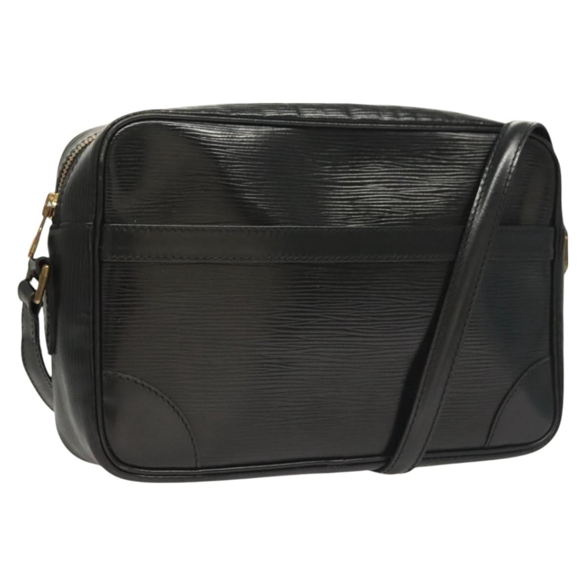 Louis Vuitton Trocadero Handbag Epi Leather Black Leather Shoulder Bag Bag (Pre-Owned)