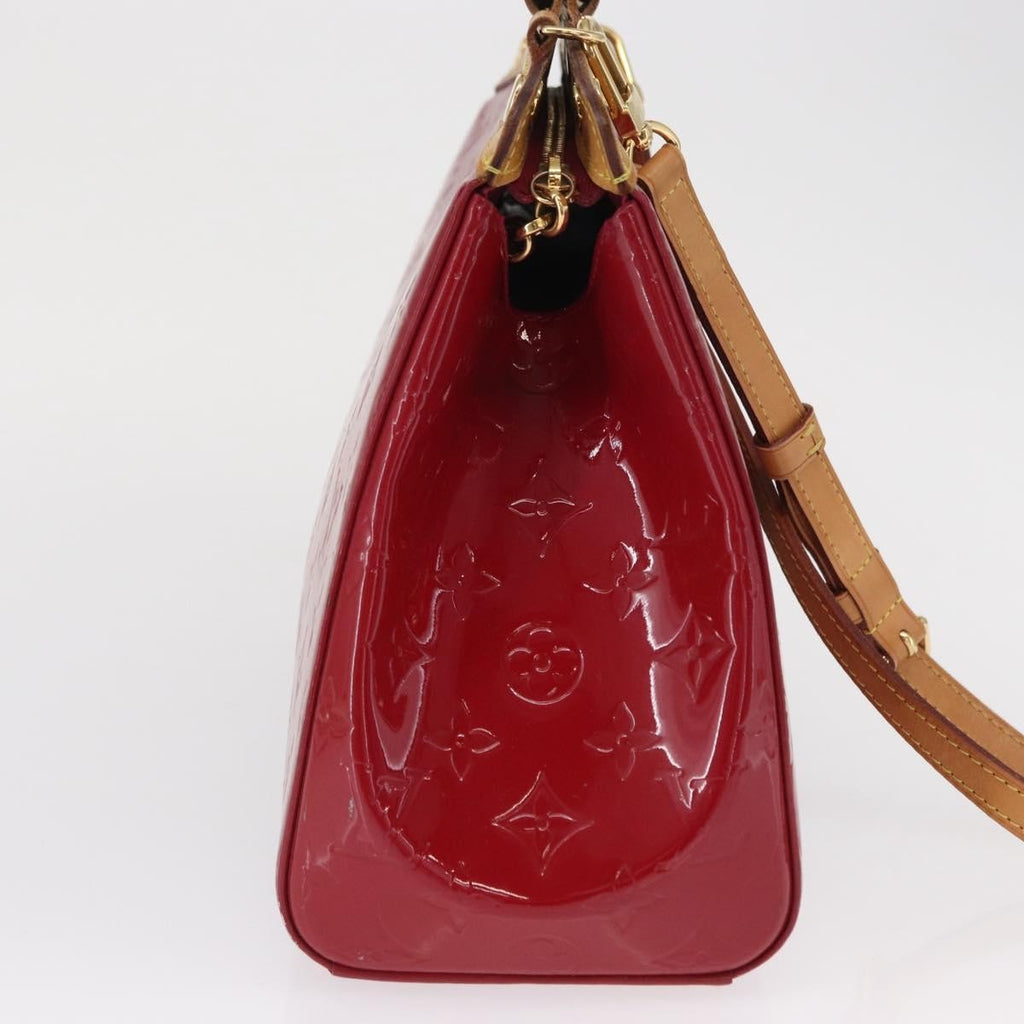 Louis Vuitton Brea Handbag Monogram Vernis Red Patent_Leather Handbag (Pre-Owned)