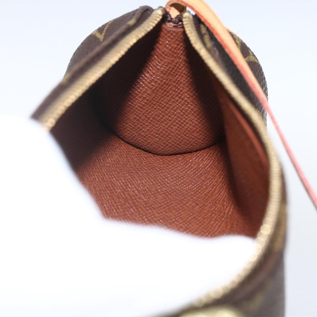 Louis Vuitton Papillon Pochette Monogram Canvas Brown Canvas Clutche & Pouche Bag (Pre-Owned)