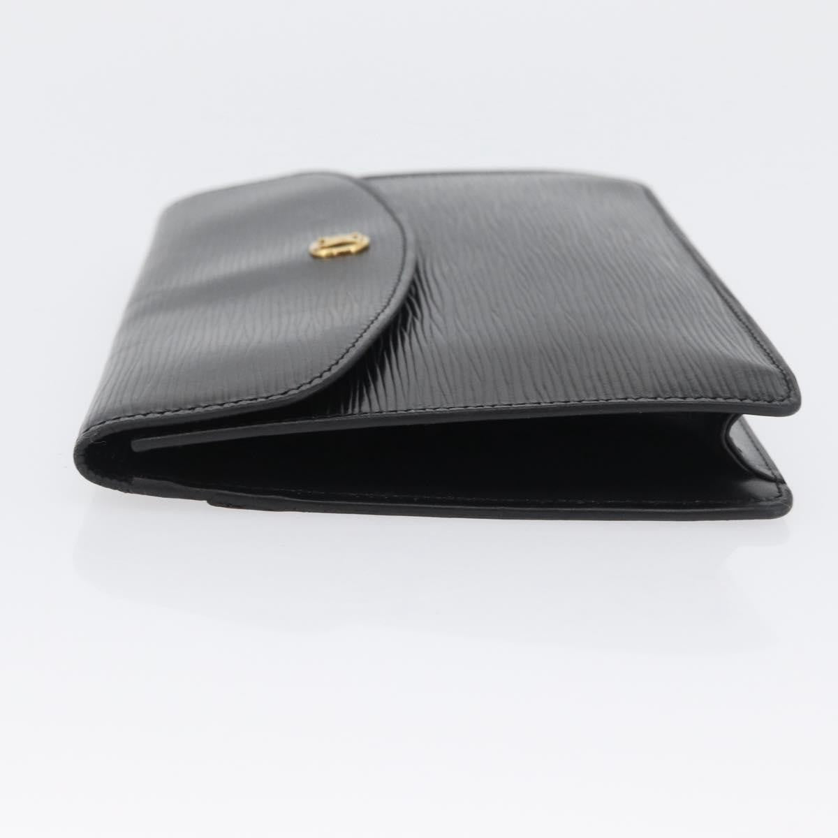 Louis Vuitton Vintage Montaigne Clutch Epi Leather Black Leather Clutche & Pouche Bag (Pre-Owned)