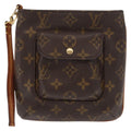 Louis Vuitton Partition Wristlet Clutch Monogram Canvas Brown Canvas Clutche & Pouche Bag (Pre-Owned)