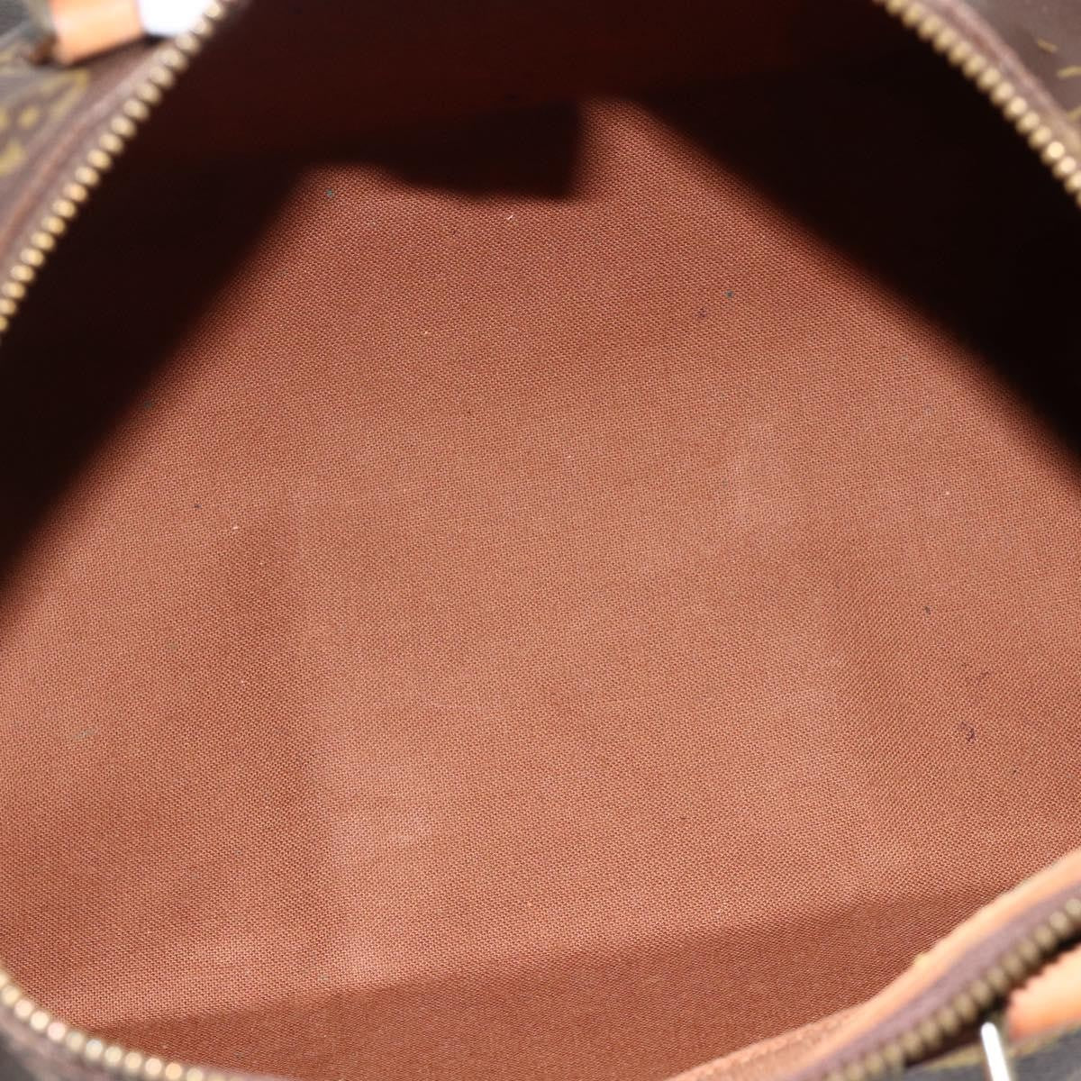 Louis Vuitton Speedy Handbag Monogram Canvas Brown Canvas Handbag (Pre-Owned)