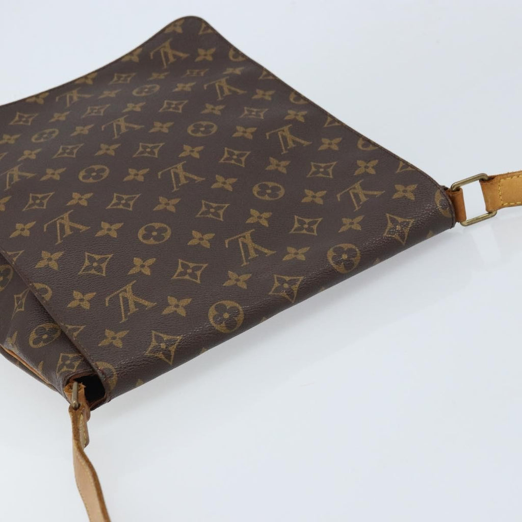 Louis Vuitton Musette Handbag Monogram Canvas Brown Canvas Shoulder Bag Bag (Pre-Owned)