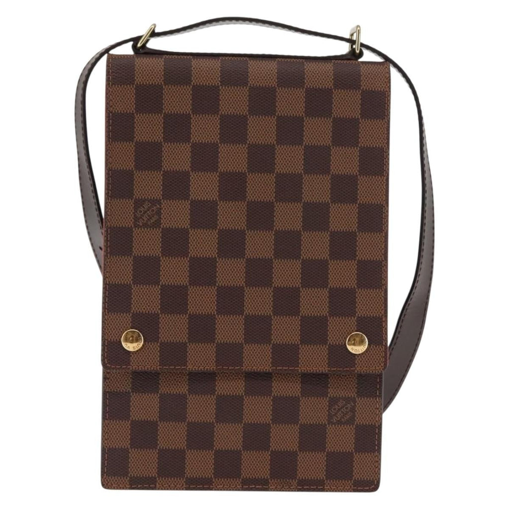 Louis Vuitton Portobello Messenger Damier Brown Canvas Shoulder Bag Bag (Pre-Owned)