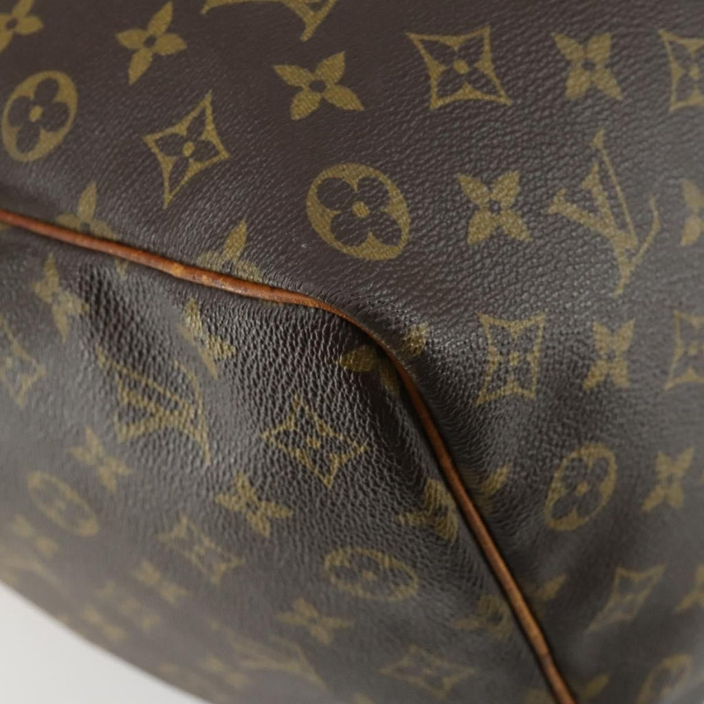 Louis Vuitton Keepall Bag Monogram Canvas Brown Canvas Travel Bag Bag (Pre-Owned)