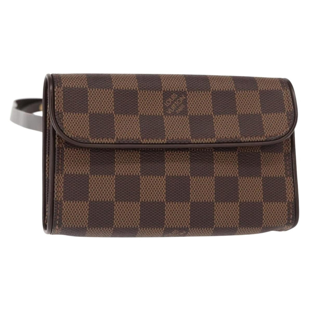Louis Vuitton Florentine Waist Bag Monogram Canvas Brown Canvas Clutche & Pouche Bag (Pre-Owned)