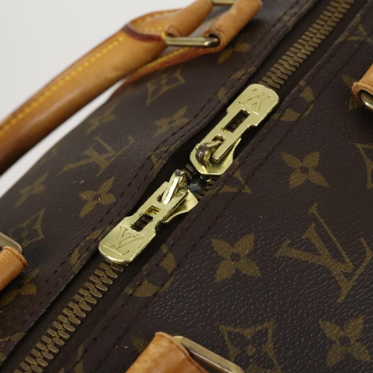 Louis Vuitton Keepall Bag Monogram Canvas Brown Canvas Travel Bag Bag (Pre-Owned)