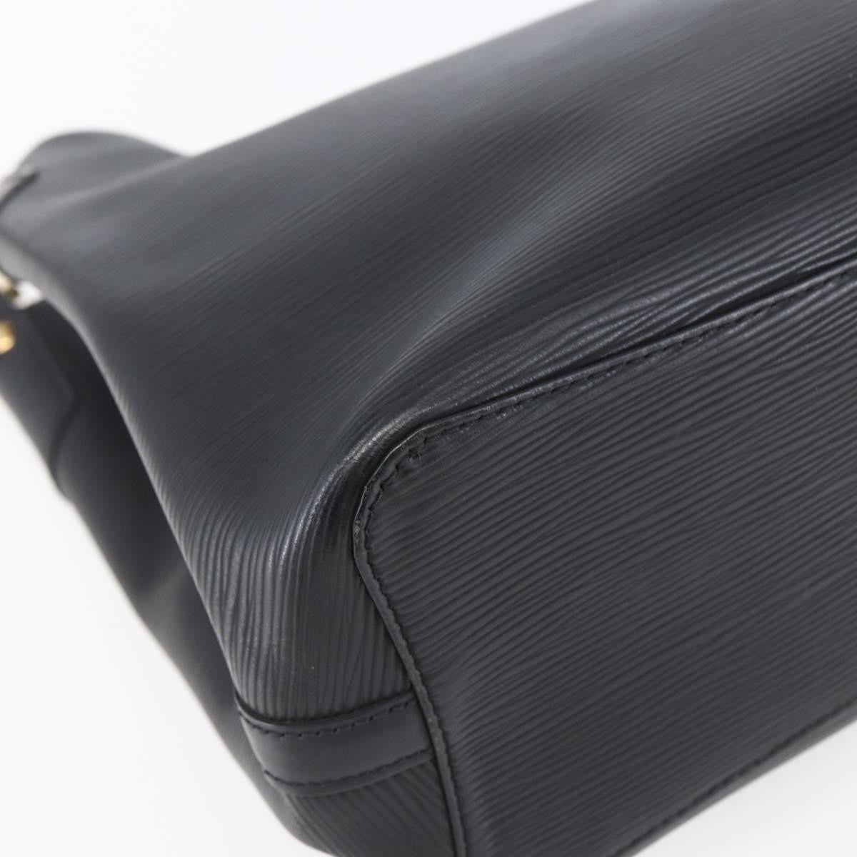 Louis Vuitton Mandara Handbag Epi Leather Black Leather Shoulder Bag Bag (Pre-Owned)