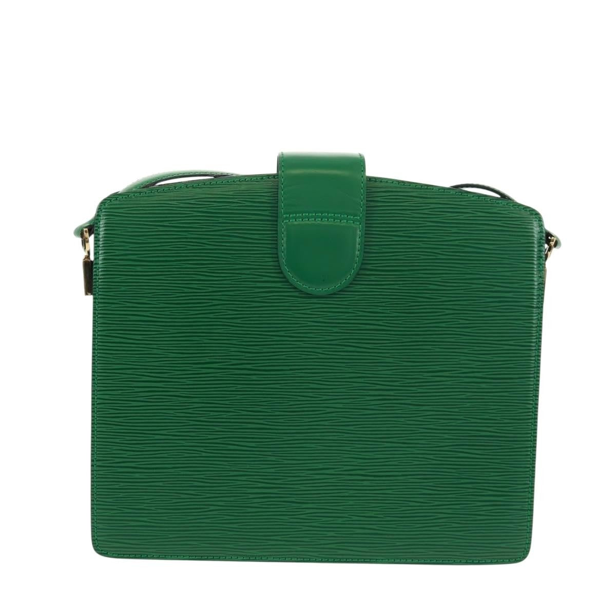 Louis Vuitton Capucines Shoulder Bag Epi Leather Green Leather Shoulder Bag Bag (Pre-Owned)