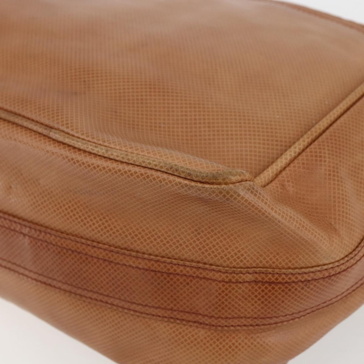 Bottega Veneta Vintage Shoulder Bag Leather Brown Leather Shoulder Bag Bag (Pre-Owned)