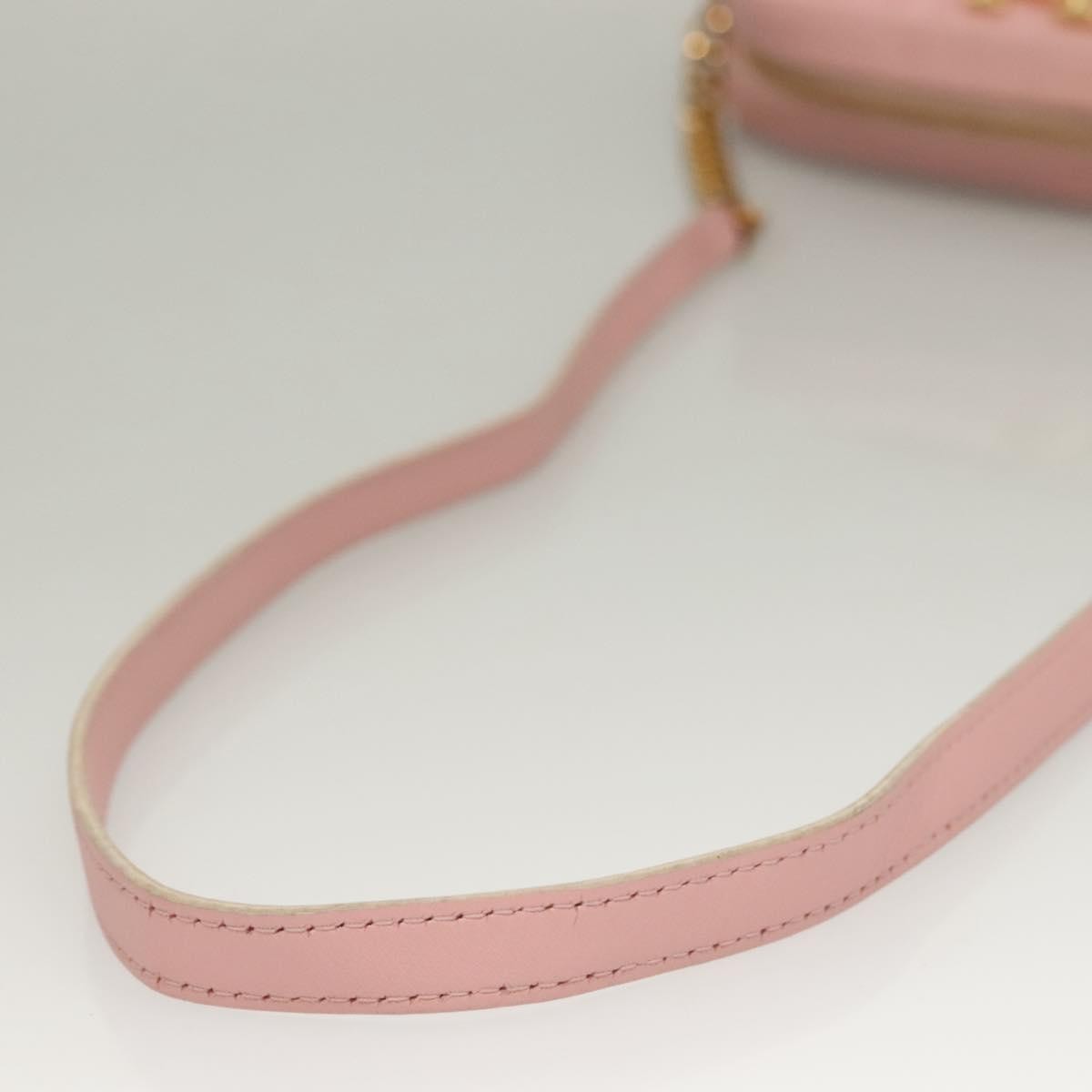 Louis Vuitton New Wave Camera Bag Quilted Leather Pink Leather Bag (Pre-Owned)