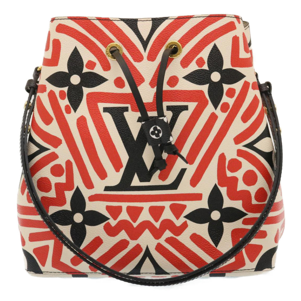 Louis Vuitton Neonoe Handbag Limited Edition Crafty Monogram Giant Red Canvas Bag (Pre-Owned)