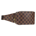 Louis Vuitton Geronimos Waist Bag Damier Brown Canvas Shoulder Bag Bag (Pre-Owned)