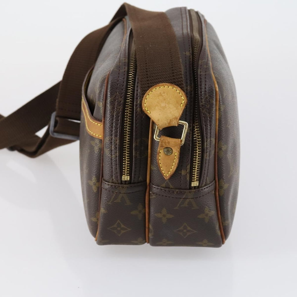 Louis Vuitton Reporter Bag Monogram Canvas Brown Canvas Shoulder Bag Bag (Pre-Owned)