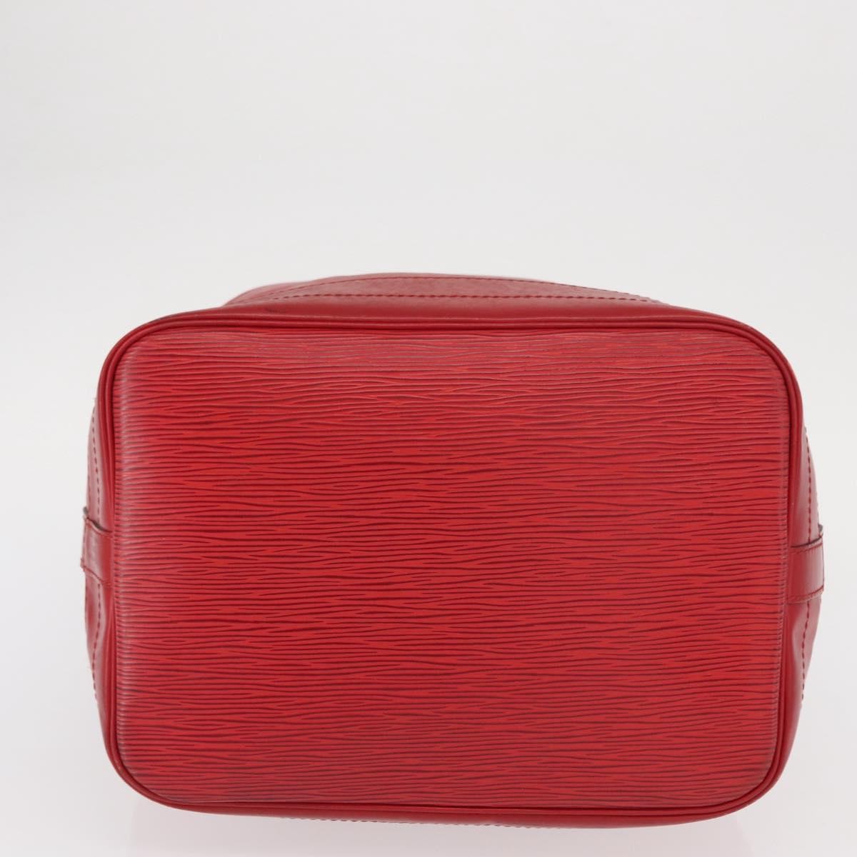 Louis Vuitton Noe Handbag Epi Leather Red Leather Shoulder Bag Bag (Pre-Owned)
