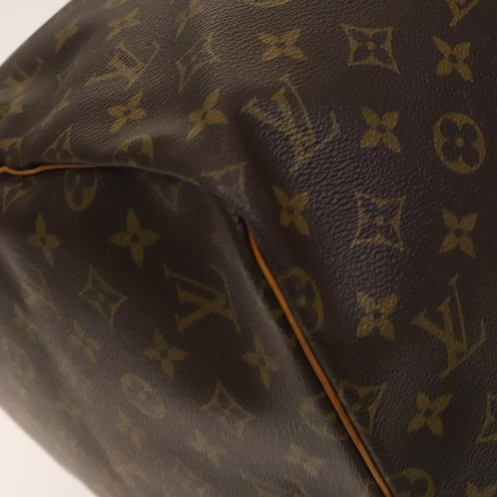 Louis Vuitton Keepall Bag Monogram Canvas Brown Canvas Travel Bag Bag (Pre-Owned)
