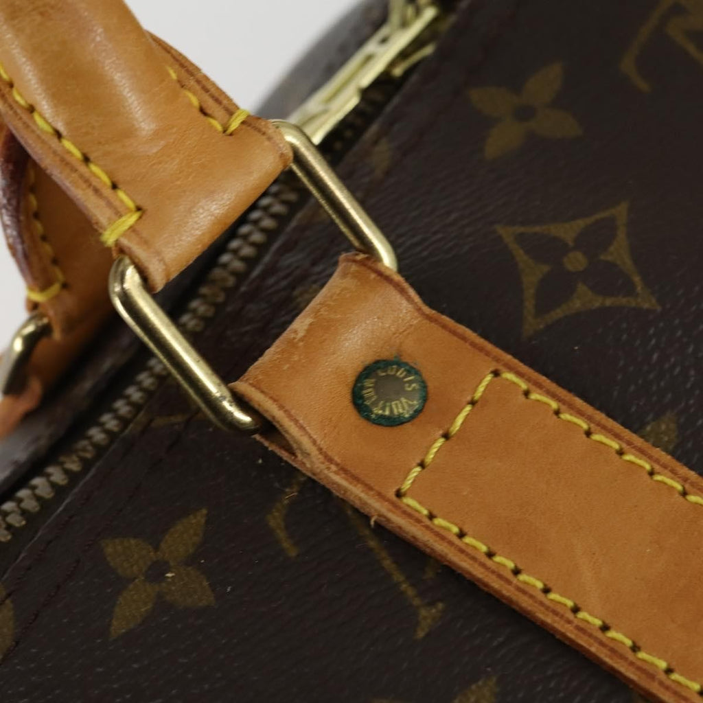 Louis Vuitton Keepall Bag Monogram Canvas Brown Canvas Travel Bag Bag (Pre-Owned)