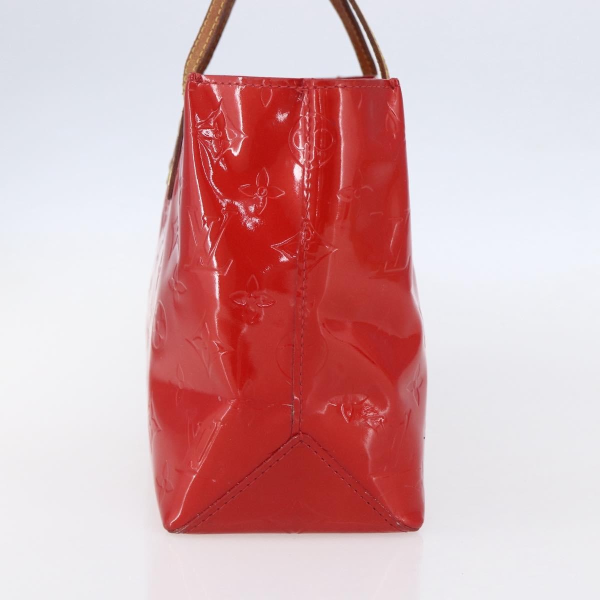 Louis Vuitton Reade Handbag Monogram Vernis Red Patent_Leather Handbag (Pre-Owned)