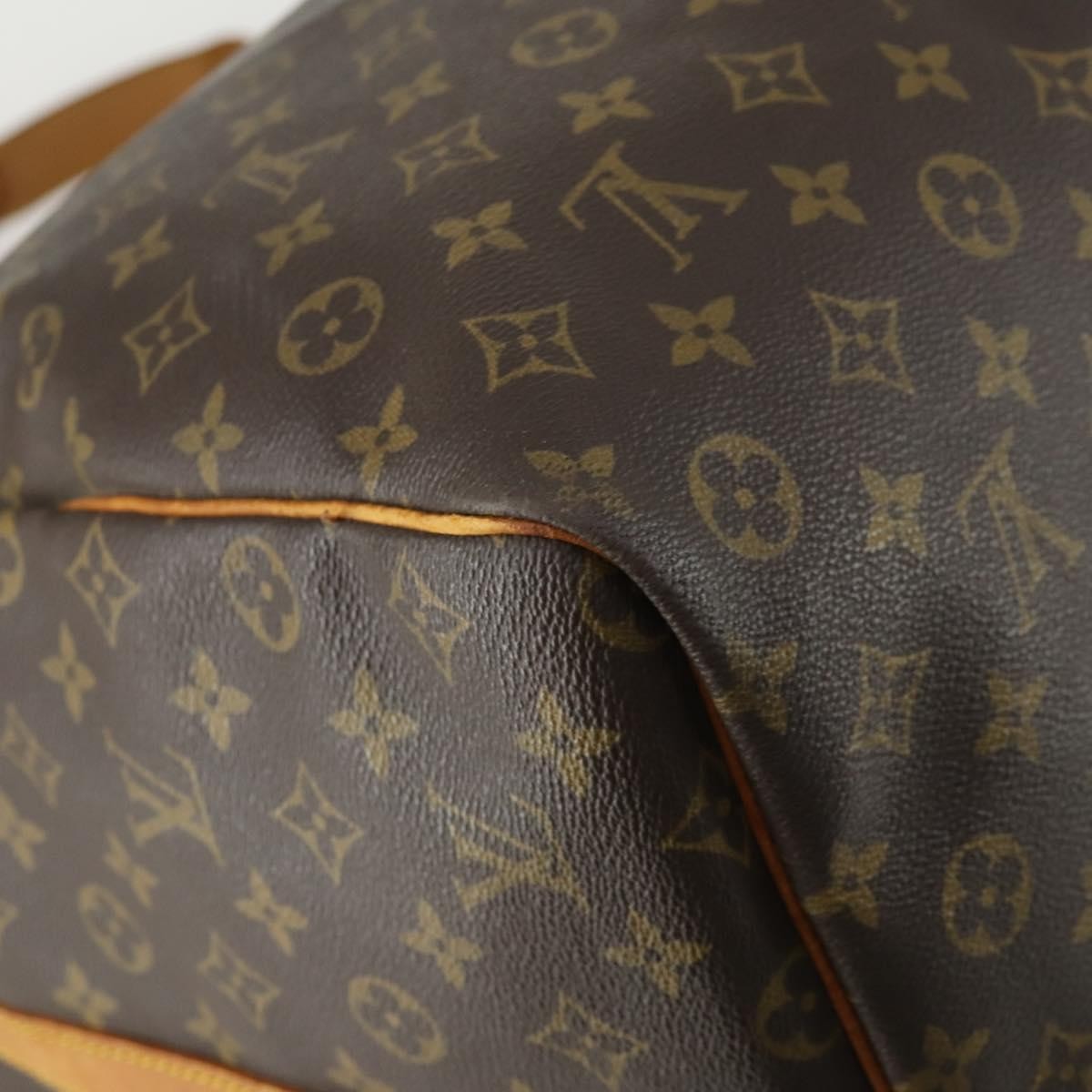 Louis Vuitton Keepall Bandouliere Bag Monogram Canvas Brown Canvas Travel Bag Bag (Pre-Owned)