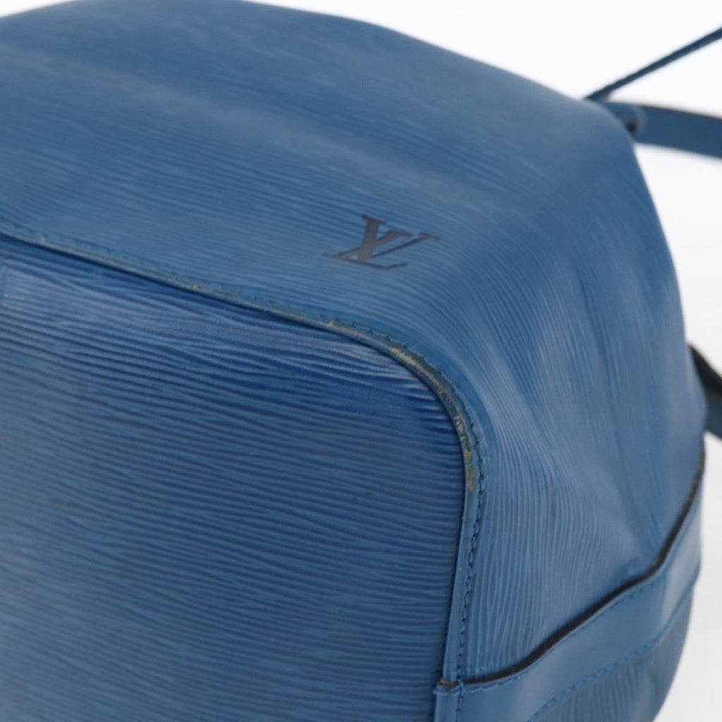 Louis Vuitton Noe Handbag Epi Leather Blue Leather Shoulder Bag Bag (Pre-Owned)