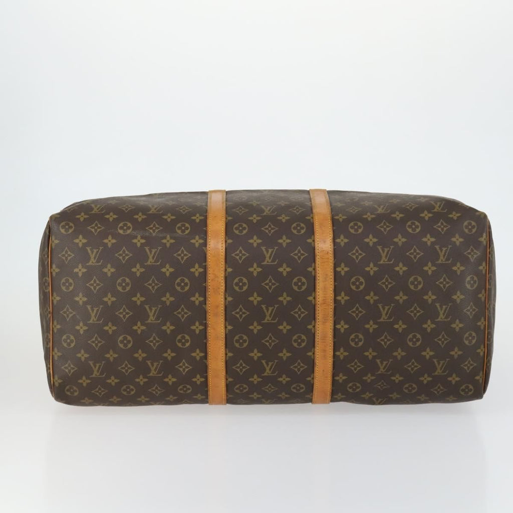 Louis Vuitton Keepall Bag Monogram Canvas Brown Canvas Travel Bag Bag (Pre-Owned)