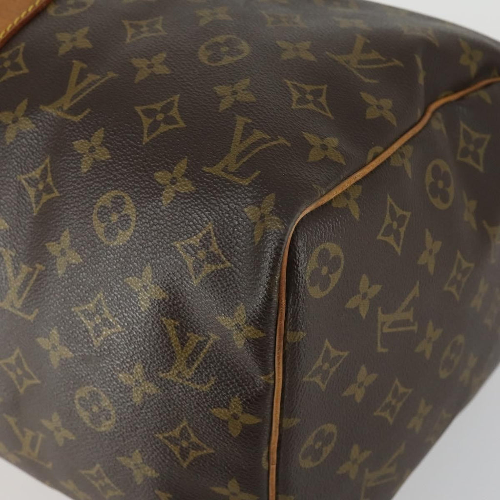 Louis Vuitton Keepall Bag Monogram Canvas Brown Canvas Travel Bag Bag (Pre-Owned)