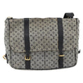 Louis Vuitton Sac Maman Handbag Mini Lin Blue Canvas Shoulder Bag Bag (Pre-Owned)