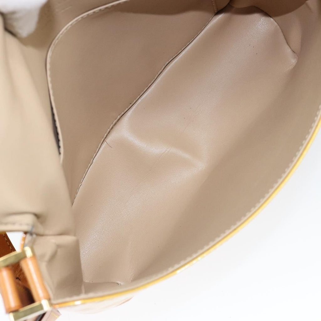 Louis Vuitton Thompson Street Handbag Monogram Vernis Beige Patent_Leather Shoulder Bag Bag (Pre-Owned)