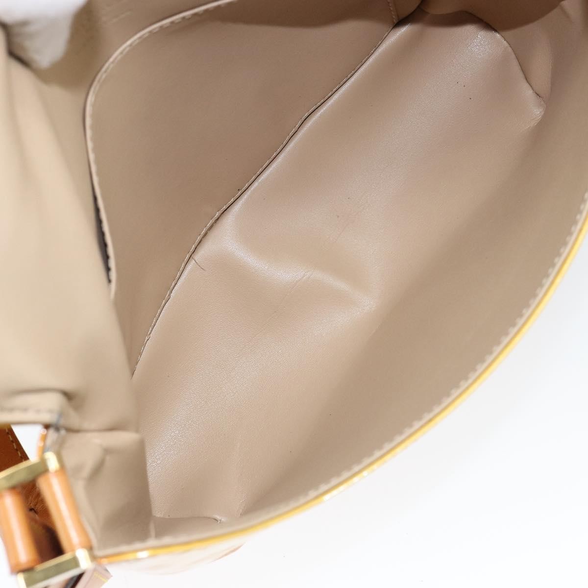 Louis Vuitton Thompson Street Handbag Monogram Vernis Beige Patent_Leather Shoulder Bag Bag (Pre-Owned)