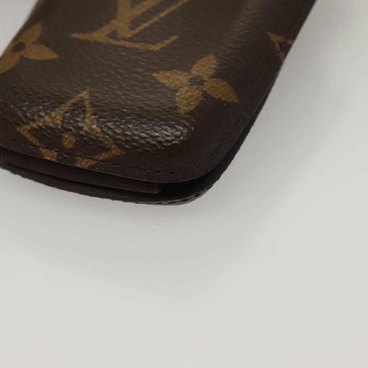 Louis Vuitton Etui Phone Case Monogram Canvas Brown Canvas Bag (Pre-Owned)