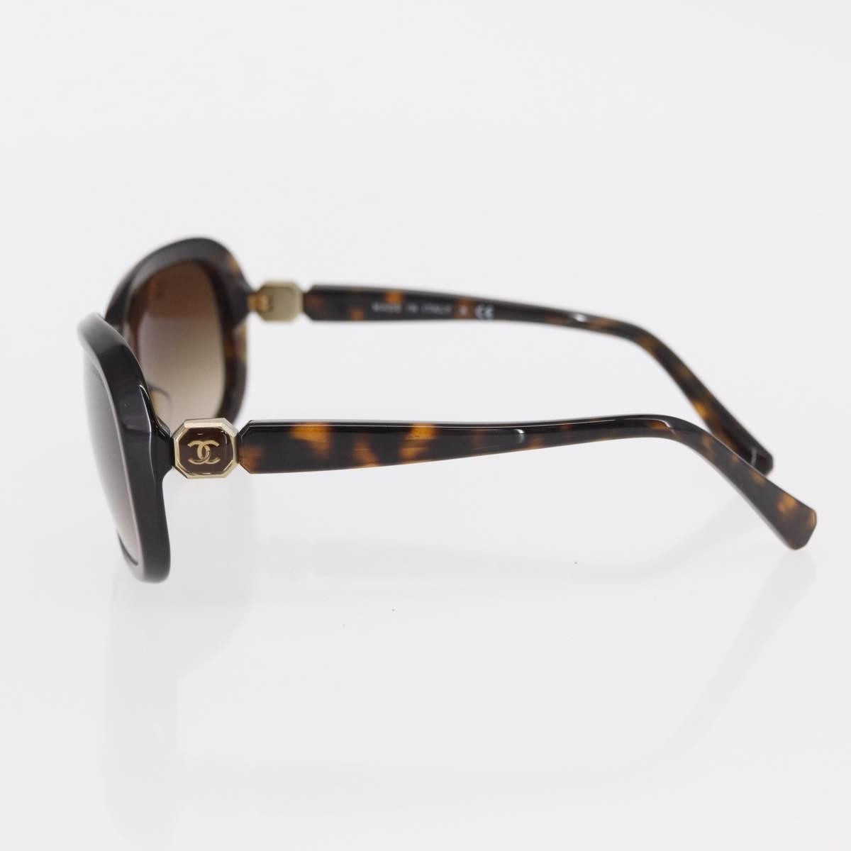 Chanel Logo Cc Sunglasses Plastic Brown Plastic Sunglasse Accessory (Pre-Owned)