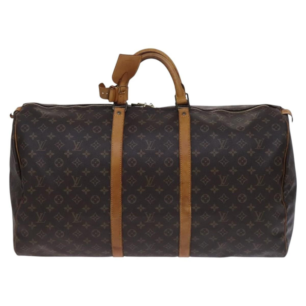 Louis Vuitton Keepall Bag Monogram Canvas Brown Canvas Travel Bag Bag (Pre-Owned)