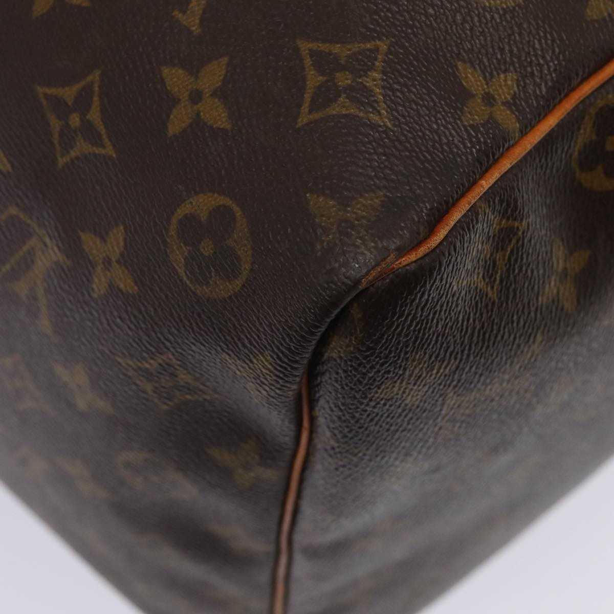 Louis Vuitton Keepall Bag Monogram Canvas Brown Canvas Travel Bag Bag (Pre-Owned)
