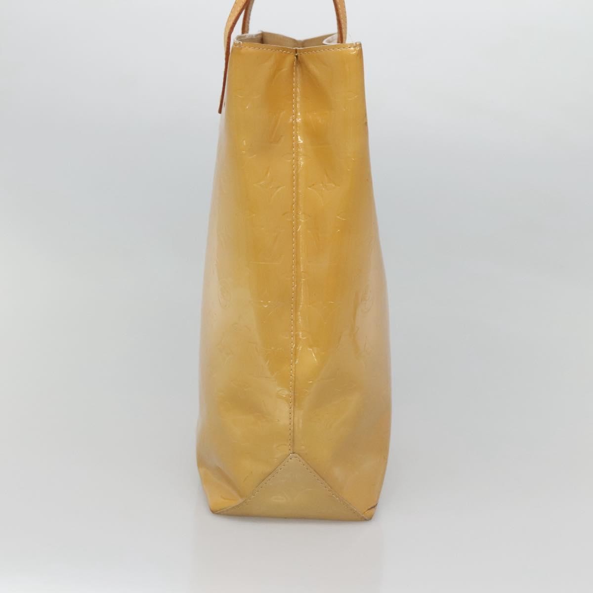 Louis Vuitton Reade Handbag Monogram Vernis Beige Patent_Leather Tote Bag Bag (Pre-Owned)