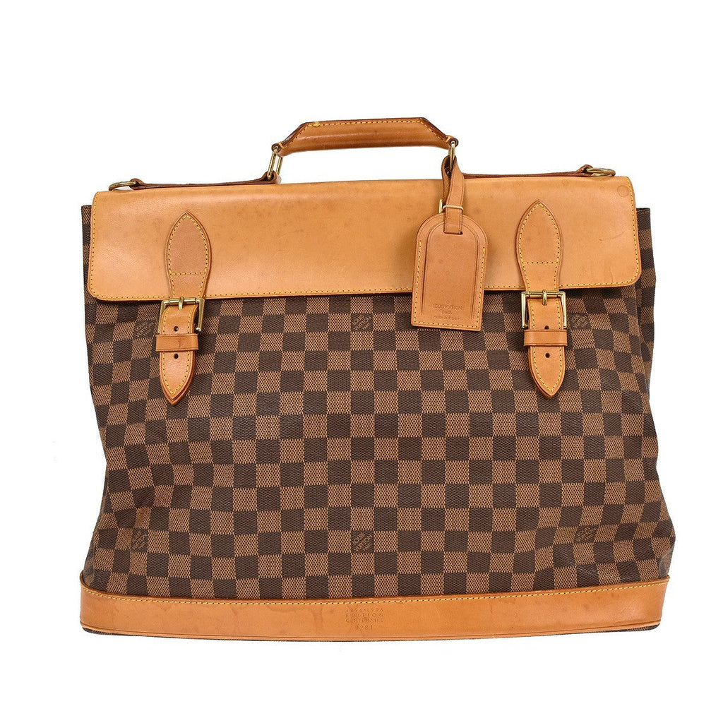 Louis Vuitton West End Handbag Centenaire Damier Brown Canvas Travel Bag Bag (Pre-Owned)