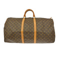 Louis Vuitton Keepall Bag Monogram Canvas Brown Canvas Travel Bag Bag (Pre-Owned)