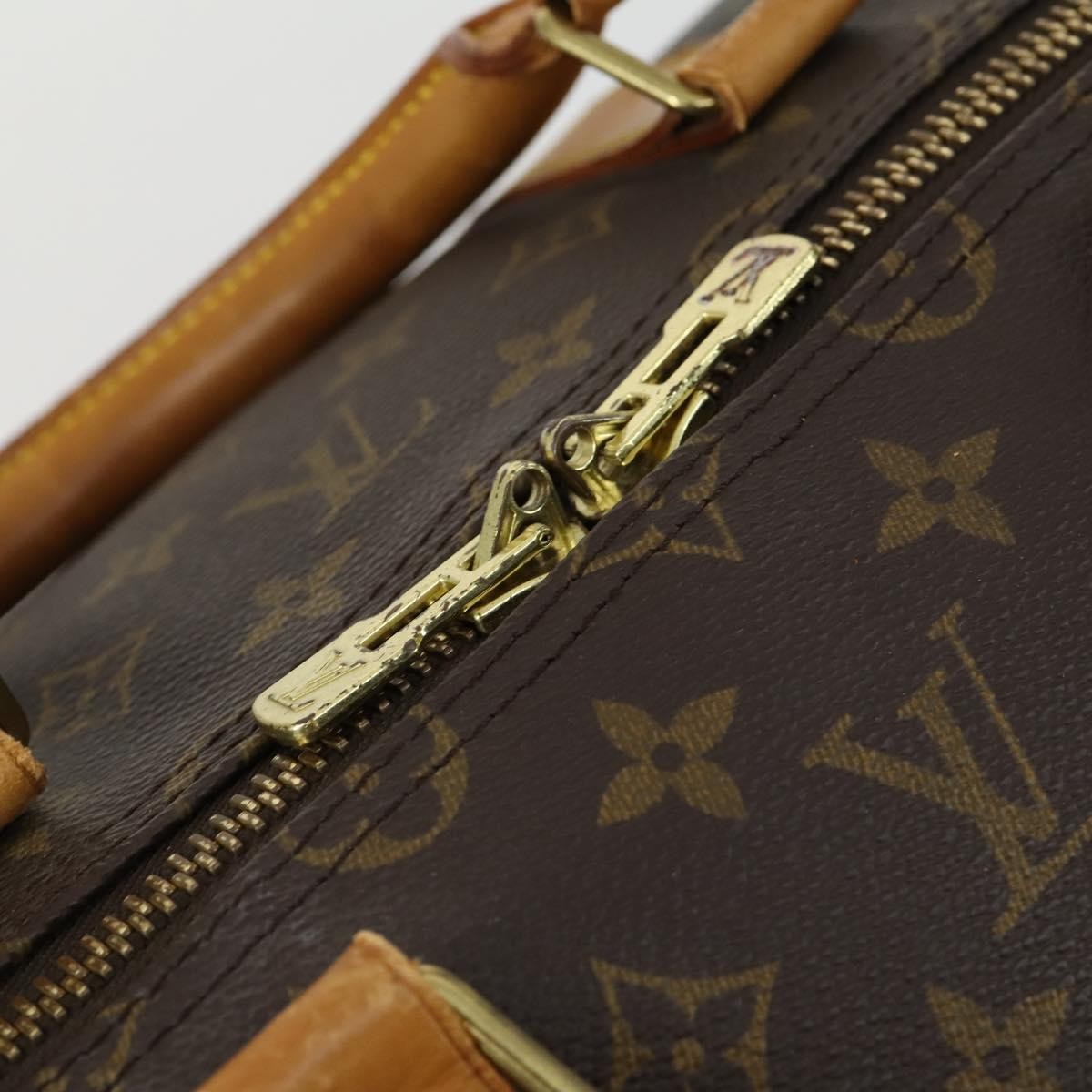 Louis Vuitton Keepall Bag Monogram Canvas Brown Canvas Travel Bag Bag (Pre-Owned)