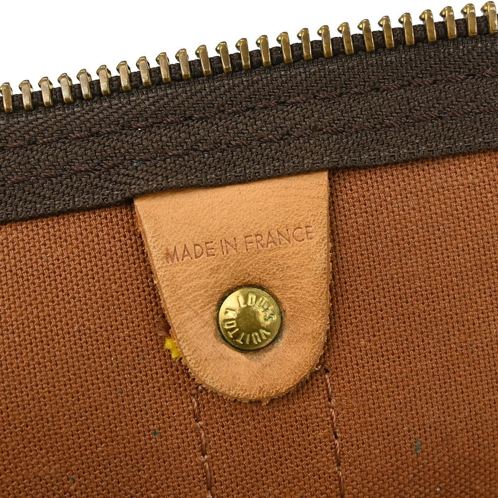 Louis Vuitton Keepall Bag Monogram Canvas Brown Canvas Travel Bag Bag (Pre-Owned)