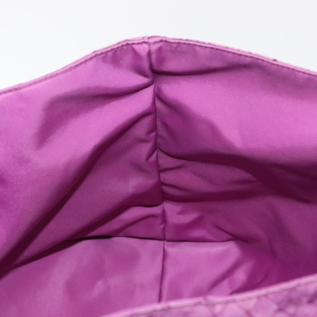 Bottega Veneta Intrecciolusion Tote Printed Nylon Purple Nylon Tote Bag Bag (Pre-Owned)