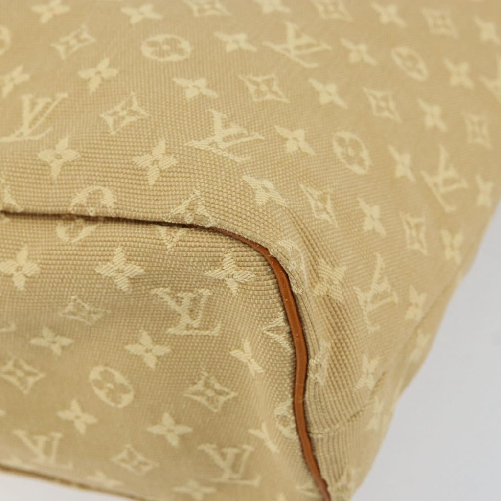Louis Vuitton Lucille Handbag Mini Lin Beige Canvas Tote Bag Bag (Pre-Owned)