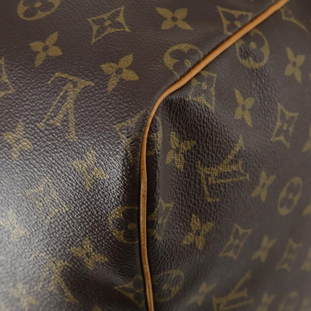 Louis Vuitton Keepall Bag Monogram Canvas Brown Canvas Travel Bag Bag (Pre-Owned)