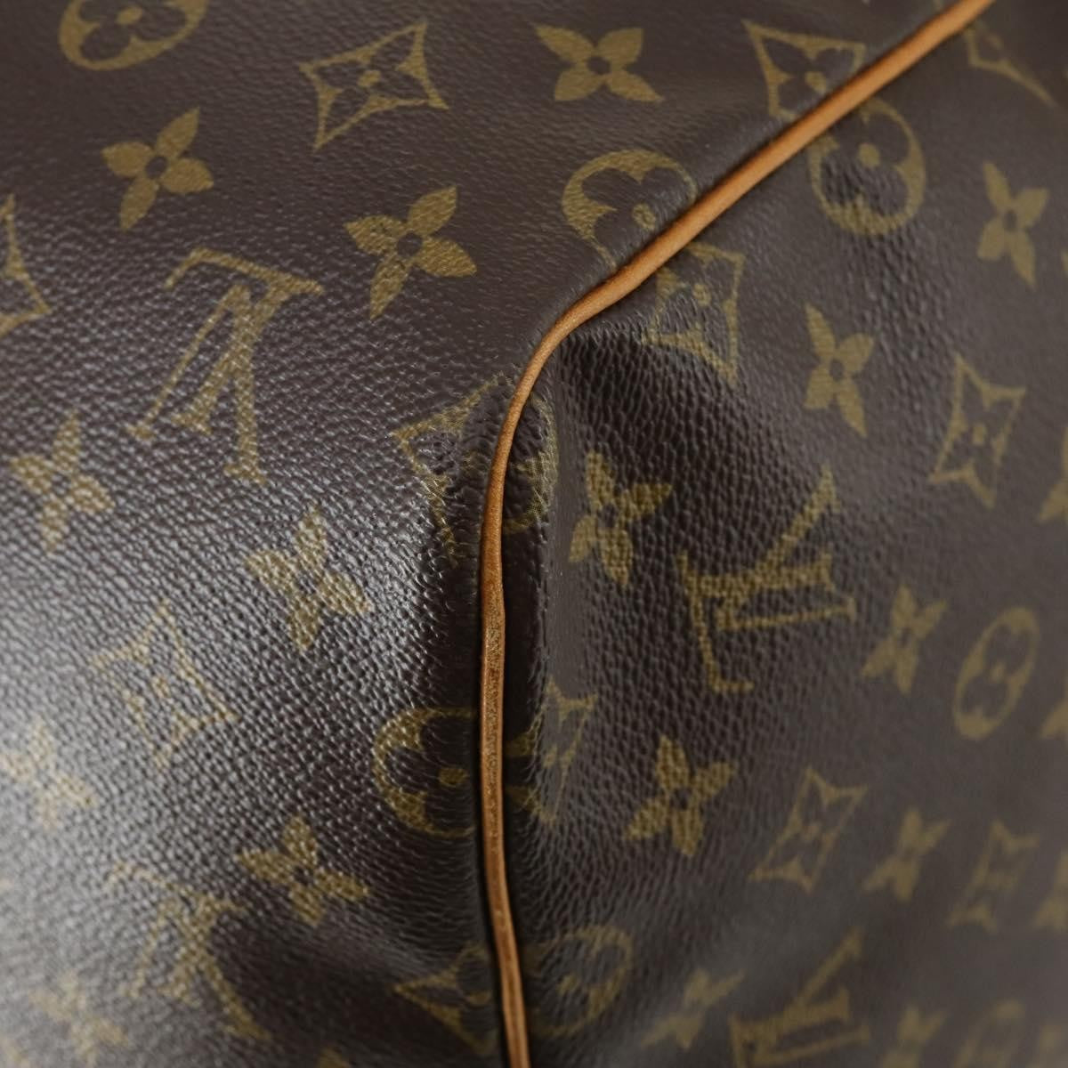 Louis Vuitton Keepall Bag Monogram Canvas Brown Canvas Travel Bag Bag (Pre-Owned)